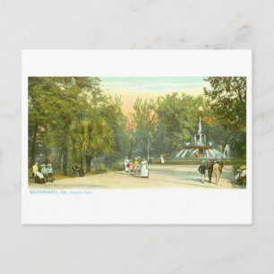 Postal Parque Forsyth Vintage en Savannah, Georgia