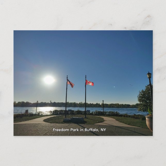 Postal Parque Freedom en Buffalo, NY (Anverso)