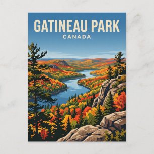 Postal Parque Gatineau Canadá
