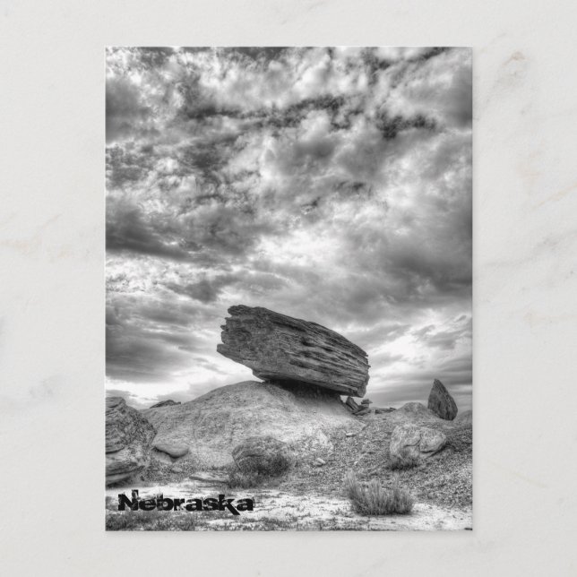 Postal Parque Geológico Toadstool, Nebraska (Anverso)