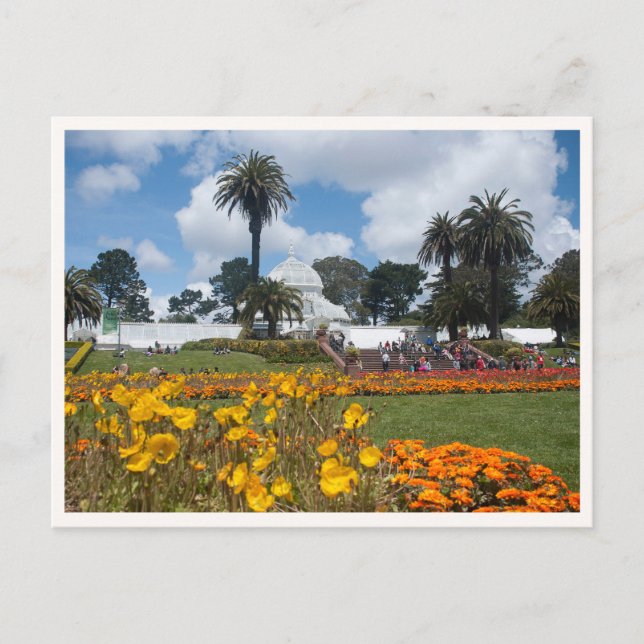 Postal Parque Golden Gate San Francisco Flores (Anverso)