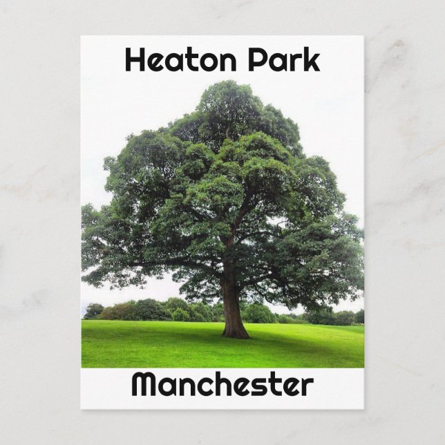 Postal Parque Heaton (Anverso)