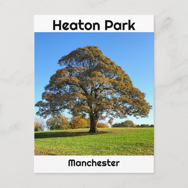 Postal Parque Heaton (Anverso)