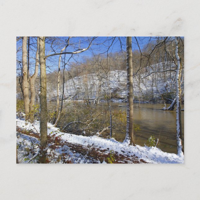 Postal Parque Highbanks Metro, High Bluffs, en invierno,  (Anverso)