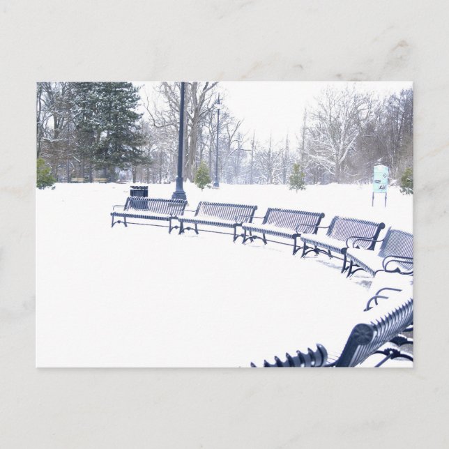 Postal Parque Highland en invierno (Anverso)