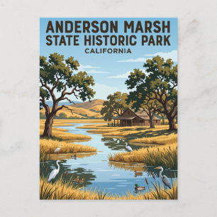 Postal Parque Histórico Estatal Anderson Marsh California