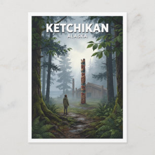 Postal Parque Histórico Estatal Totem Bight Ketchikan Ala
