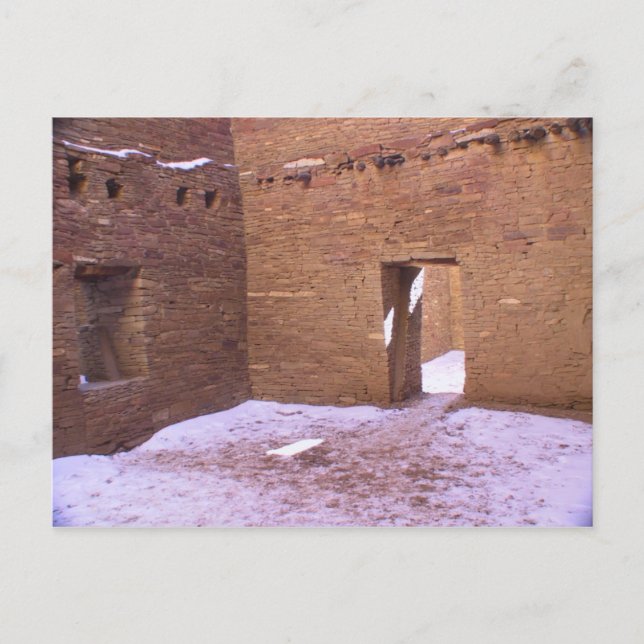 Postal Parque histórico nacional de la cultura de Chaco (Anverso)