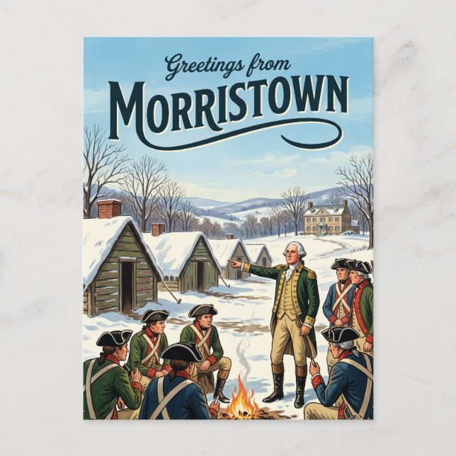 Postal Parque Histórico Nacional de Morristown Nueva Jers (Anverso)