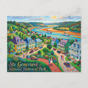 Postal Parque Histórico Nacional Ste. Genevieve Misuri