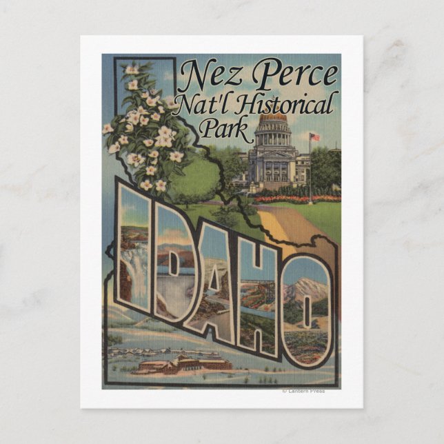 Postal Parque Histórico Nez Perce Nat'l, ID (Anverso)