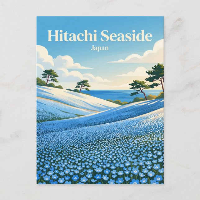 Postal Parque Hitachi Seaside Japón (Anverso)
