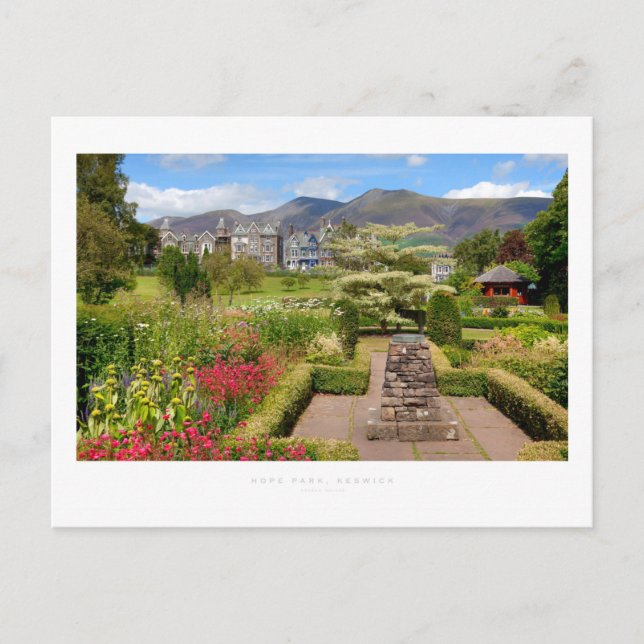 Postal Parque Hope, Keswick (Anverso)