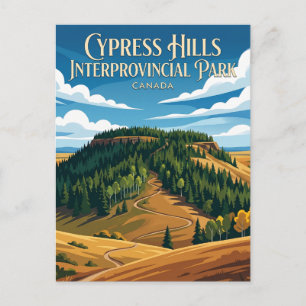 Postal Parque Interprovincial Cypress Hills Canadá