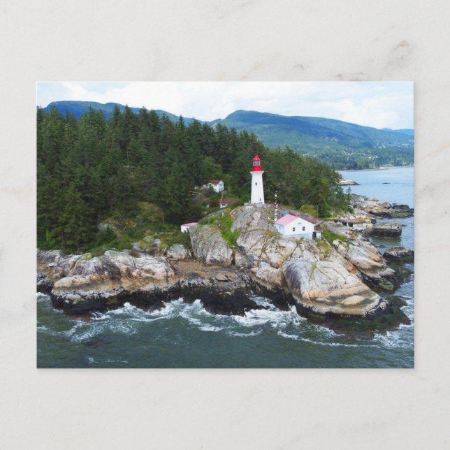 Postal Parque Lighthouse, West Vancouver, Canadá (Anverso)