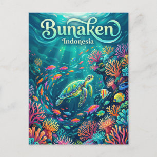 Postal Parque Marino Bunaken Indonesia
