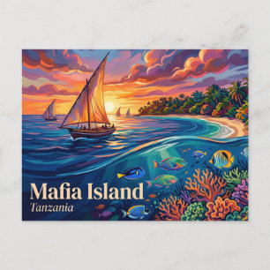 Postal Parque Marino Isla de Mafia Tanzania