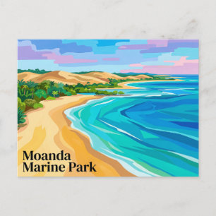 Postal Parque Marino Moanda