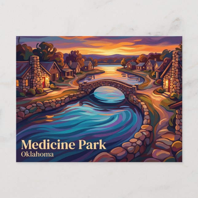 Postal Parque Medicine USA (Anverso)