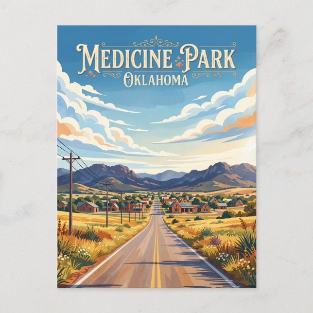 Postal Parque Medicine USA (Anverso)