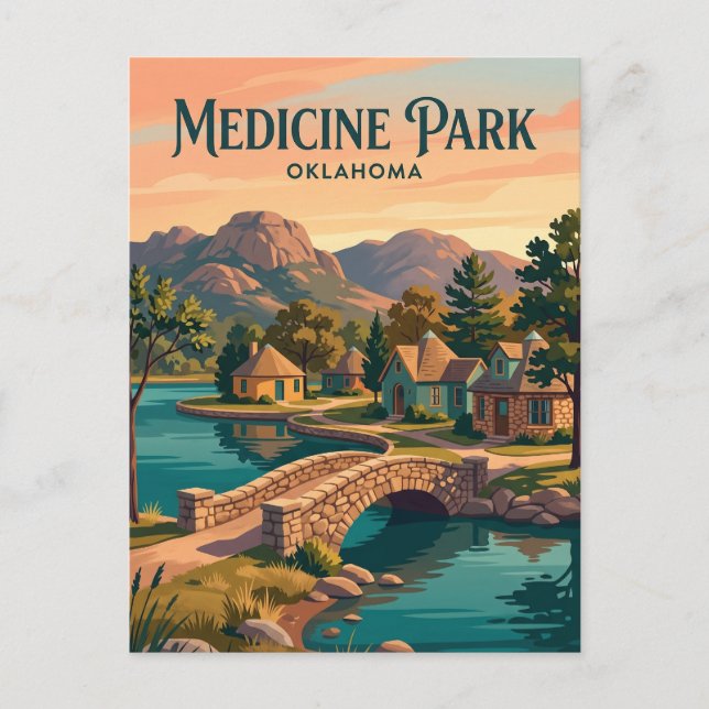 Postal Parque Medicine USA (Anverso)