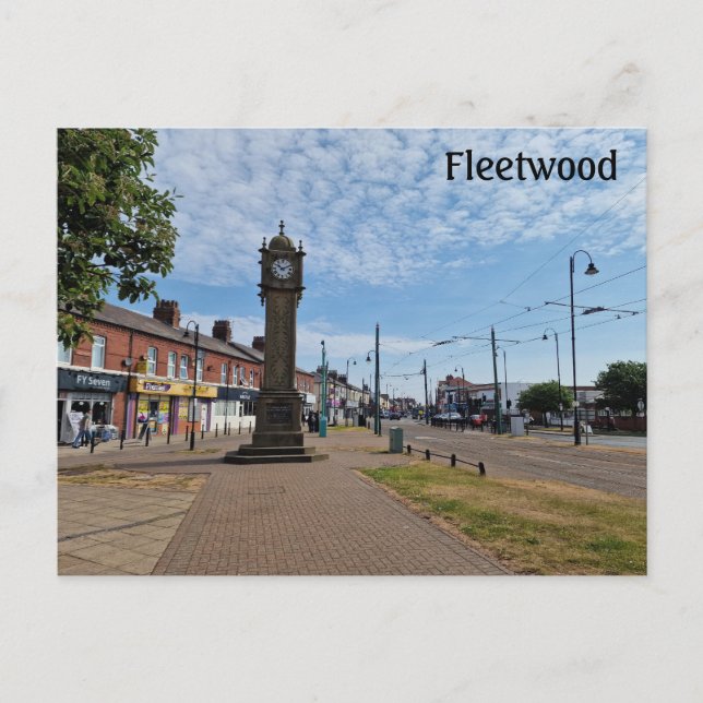 Postal Parque Memorial Fleetwood (Anverso)