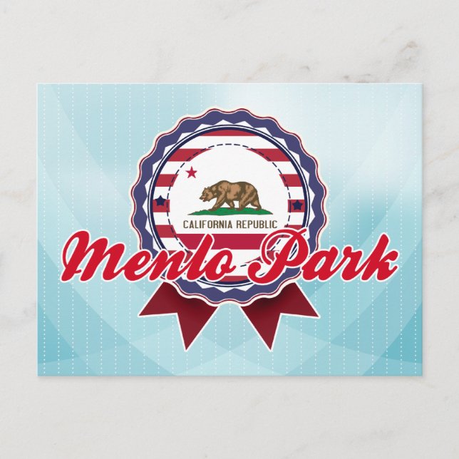 Postal Parque Menlo, CA (Anverso)