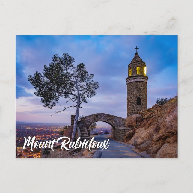 Postal Parque Mount Rubidoux, Riverside, California (Anverso)