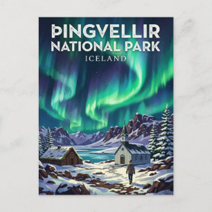 Postal Parque Nacional Þingvellir Islandia