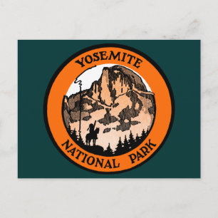 Postal Parque nacional 1910 de Yosemite
