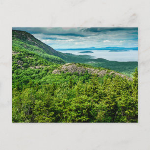 Postal Parque nacional Acadia en verano, Maine