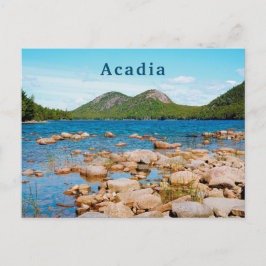 Postal Parque nacional Acadia Jordan Pond Maine