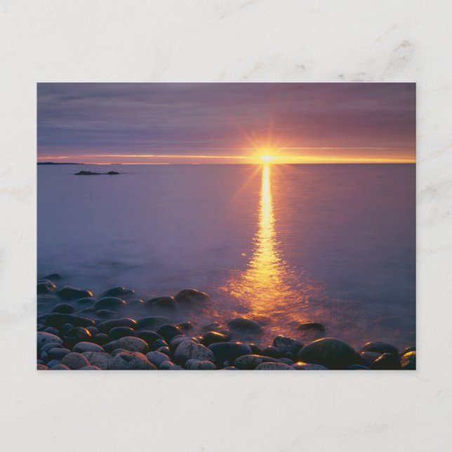 Postal Parque nacional Acadia |Maine del Océano Atlántico (Anverso)