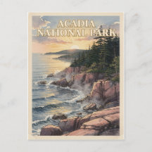 Parque Nacional Acadia, Viaje Costero Vintage
