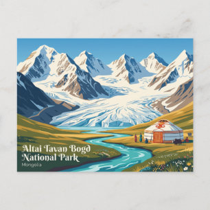 Postal Parque Nacional Altai Tavan Bogd Mongolia