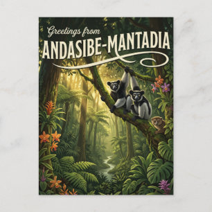 Postal Parque Nacional Andasibe-Mantadia Madagascar
