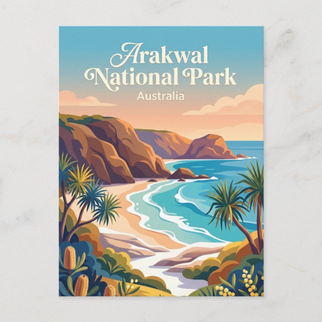 Postal Parque Nacional Arakwal Australia (Anverso)