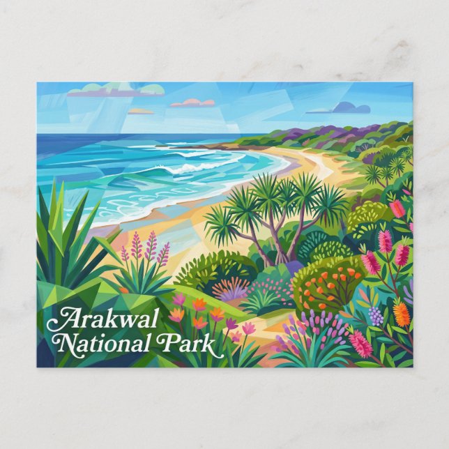 Postal Parque Nacional Arakwal Australia (Anverso)