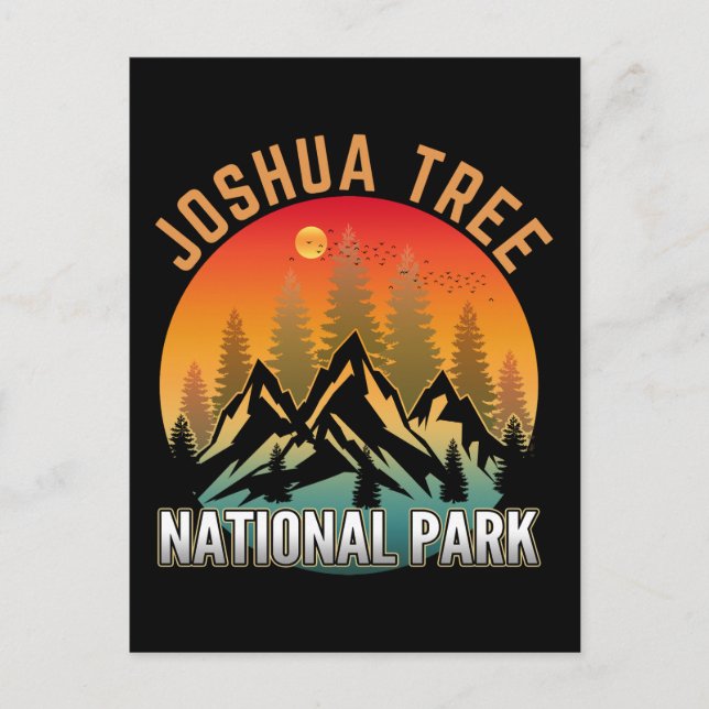 Postal Parque nacional Árbol de Joshua (Anverso)