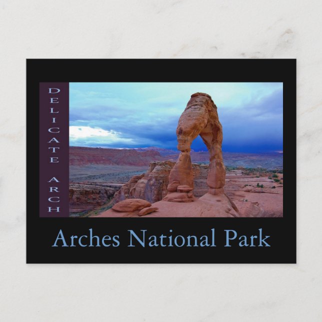 Postal Parque nacional Arches (Anverso)
