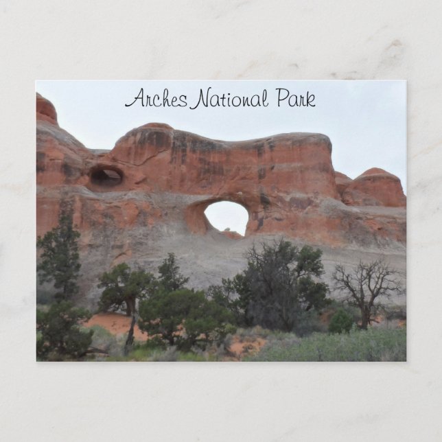 Postal Parque nacional Arches (Anverso)