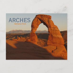 Postal Parque Nacional Arches Travel