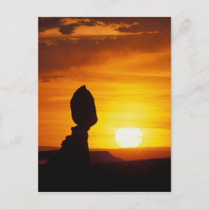 Postal Parque nacional Arches, UT Balance Rock en