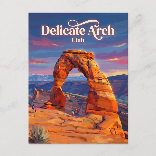 Postal Parque Nacional Arches Utah (Anverso)