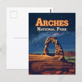 Postal Parque nacional Arches Utah Delicate Arch Moab