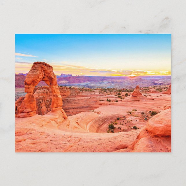 Postal Parque Nacional Arches, Utah, Estados Unidos (Anverso)