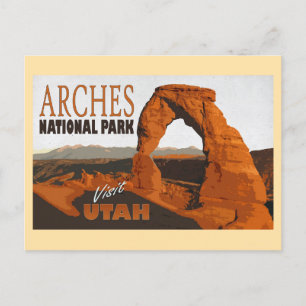 Postal Parque nacional Arches Utah Estados Unidos Viajes