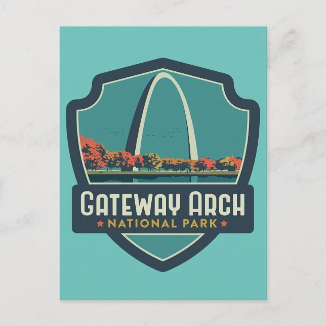 Postal Parque nacional Arco de Gateway (Anverso)