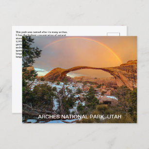 Postal Parque nacional Arco Iris Utah