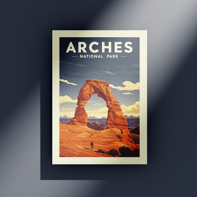 Postal Parque nacional Arcos de Vintage (Subido por el creador)